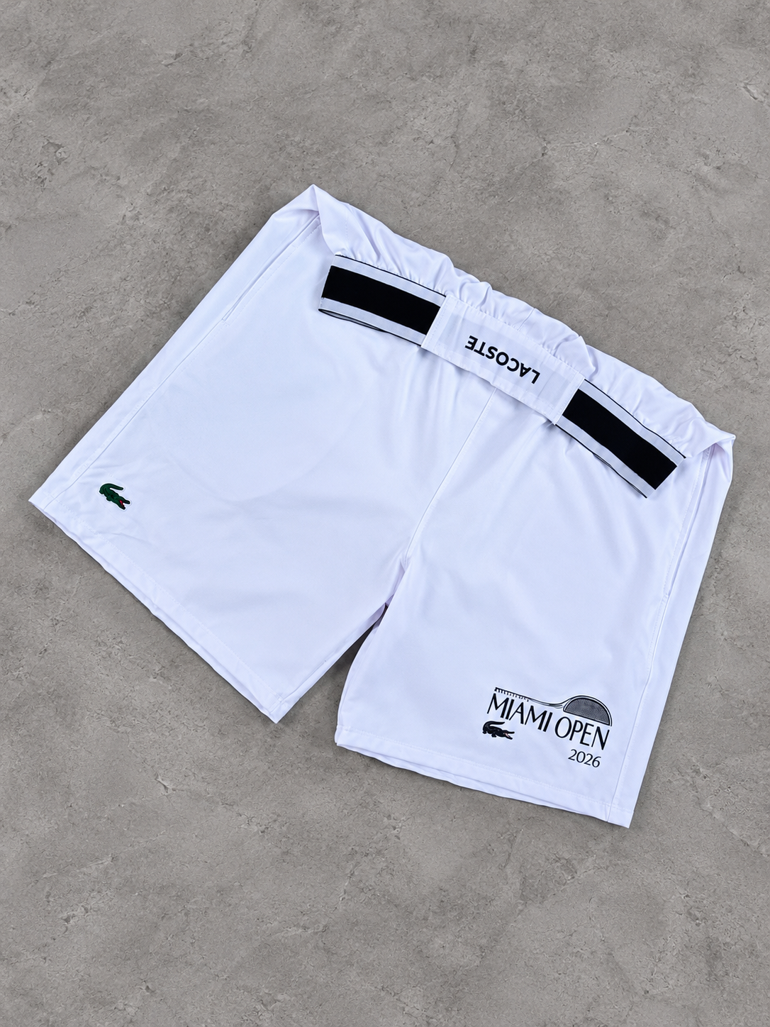 Bermuda Lacoste Edição Miami Open (Branco)
