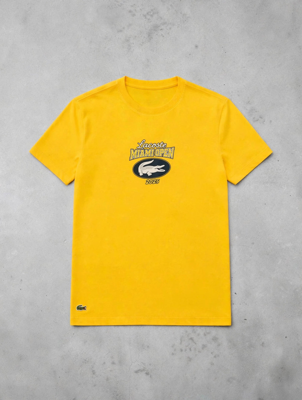 Camiseta Amarela Lacoste Central (Miame Open)