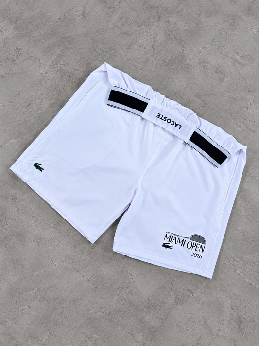 Bermuda Lacoste Edição Miami Open (Branco)