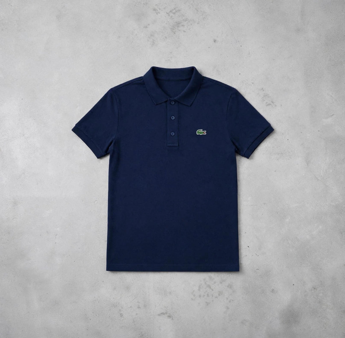 Camisa Polo Lacoste Big Croco (Azul)