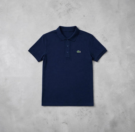 Camisa Polo Lacoste Big Croco (Azul)