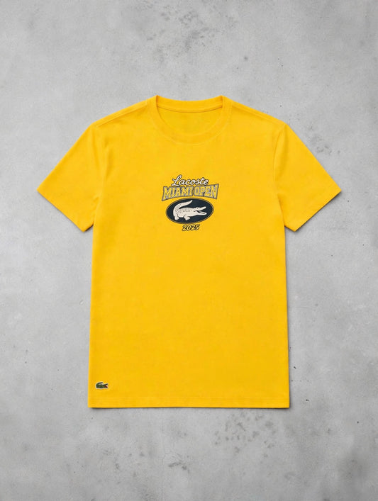 Camiseta Amarela Lacoste Central (Miame Open)